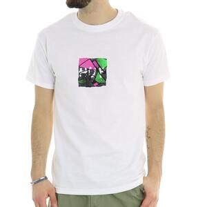 T-SHIRT GET A GRIP HUF BIANCO